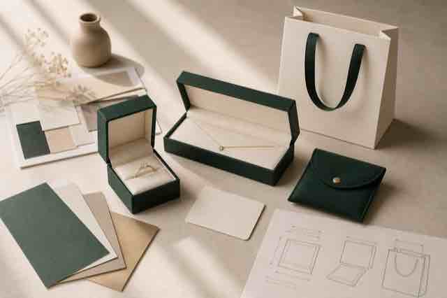 Focused starter packaging range with boxes, pouch, card and bag